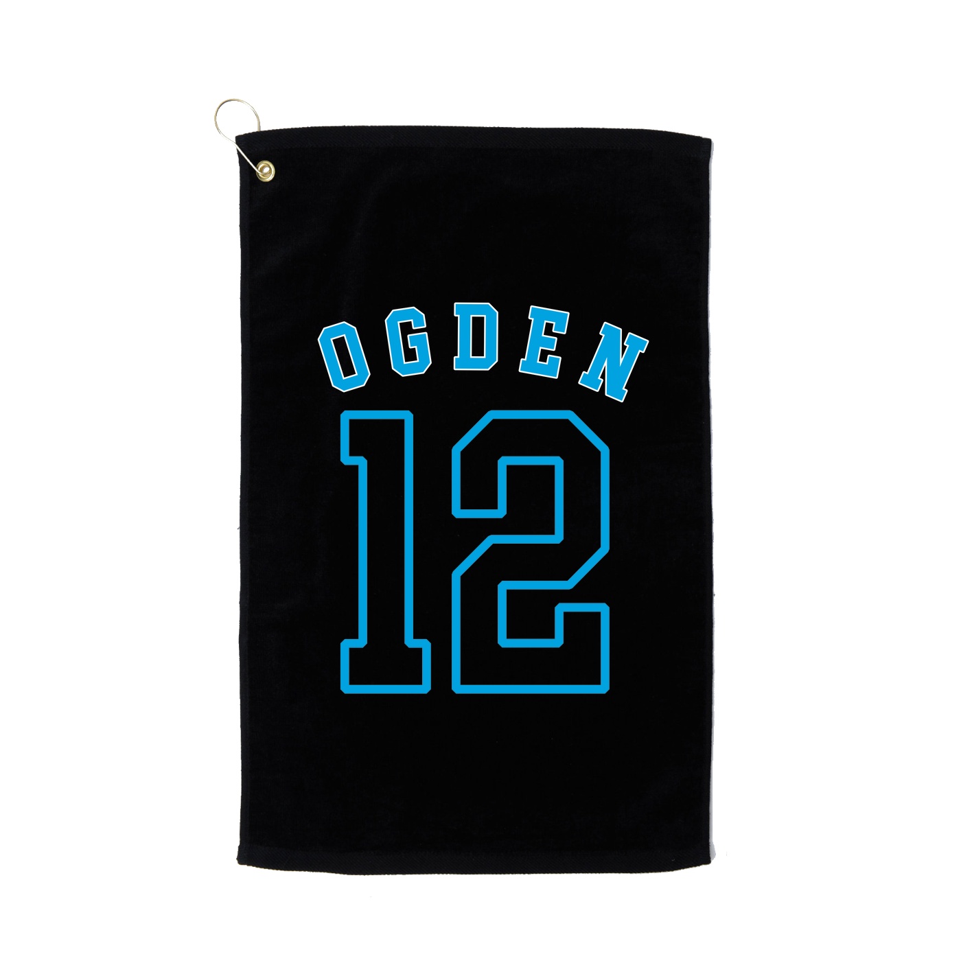 Golf Towel — Shirsey Arch in Black