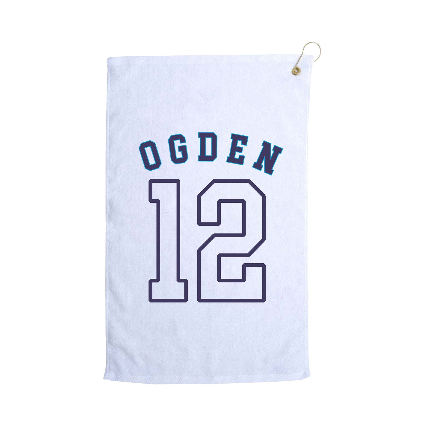 Golf Towel — Shirsey Arch in White