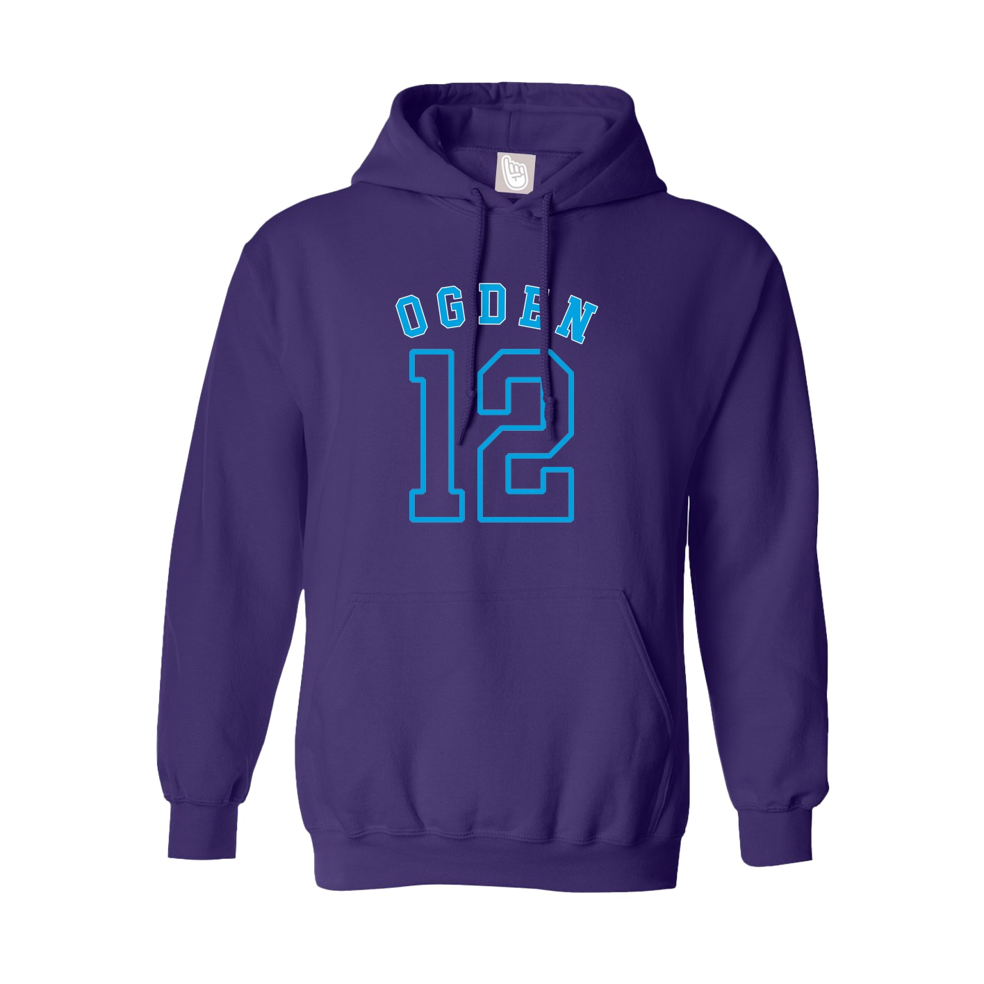 Hoodie — Shirsey Arch in Purple