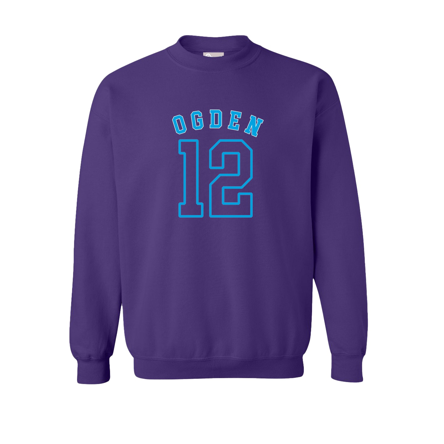 Fleece Crew — Shirsey Arch in Purple