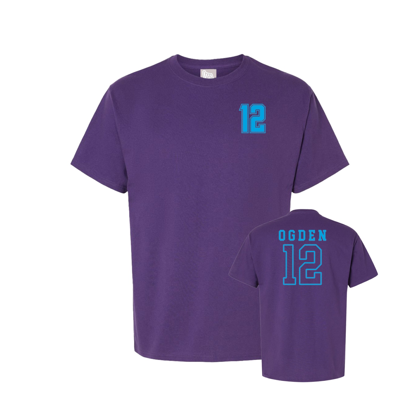 Tee — Chest Back in Purple