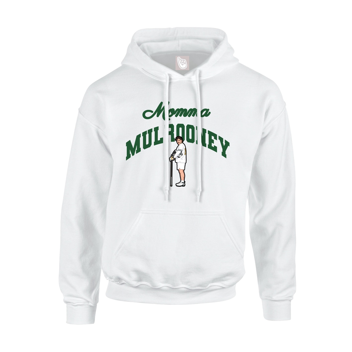 Youth Hoodie — Mothers Day Arch in White