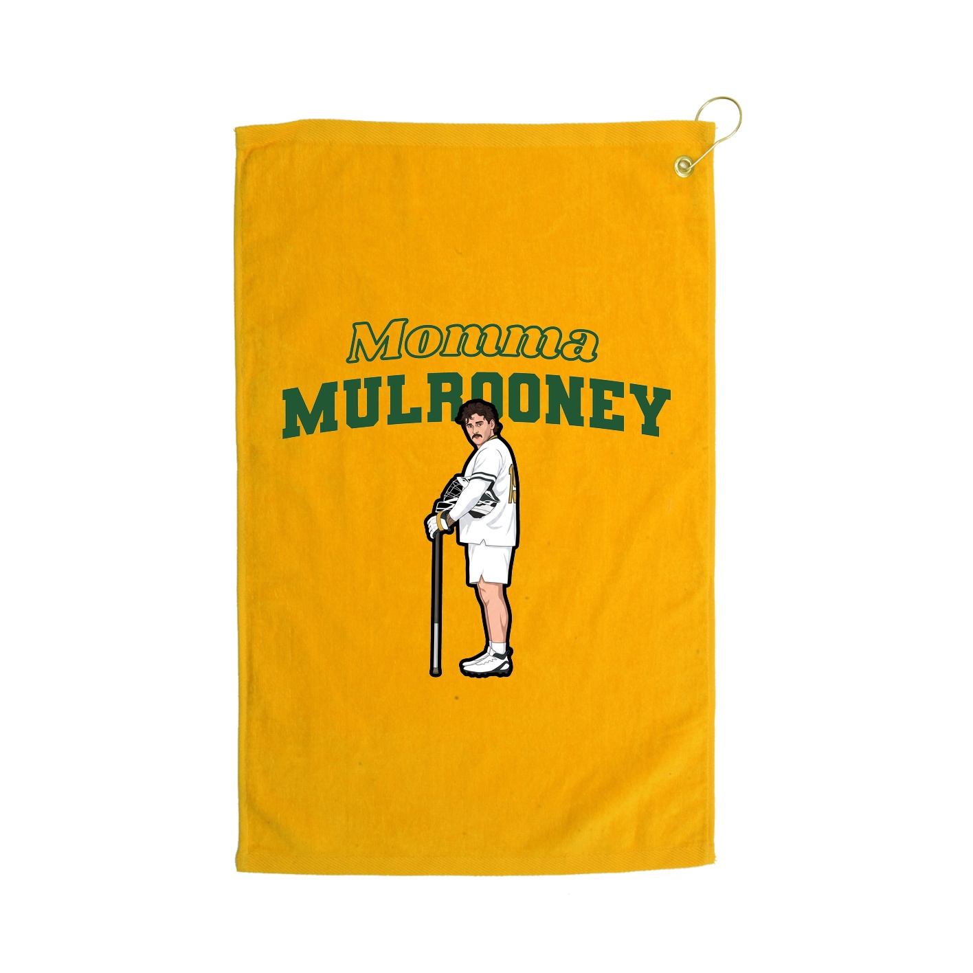 Golf Towel — Mothers Day Block in Gold