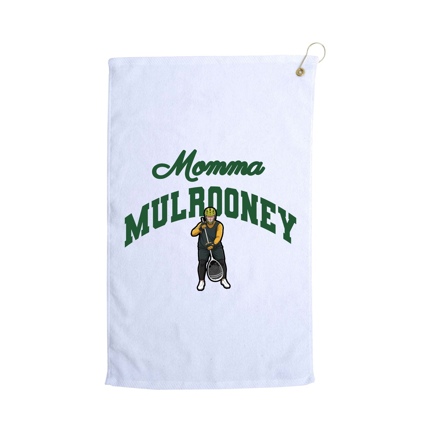 Golf Towel — Mothers Day Arch in White