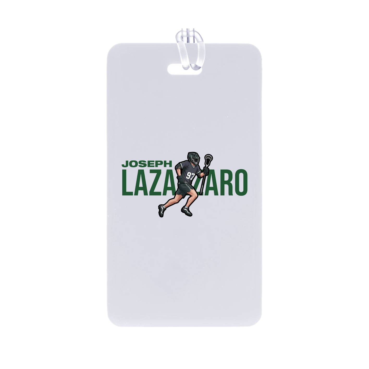 Bag Tag — Player Name in Classic