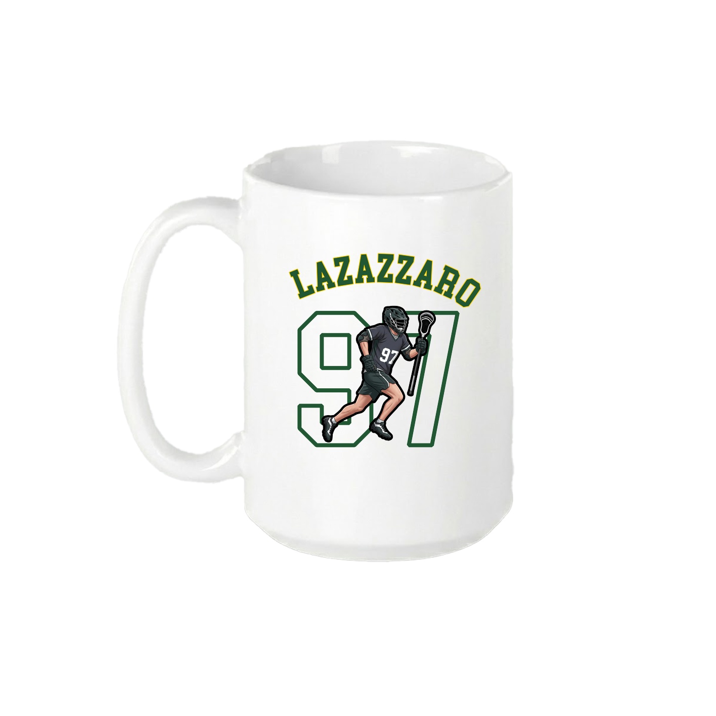 15oz Coffee Mug — Shirsey Arch in White