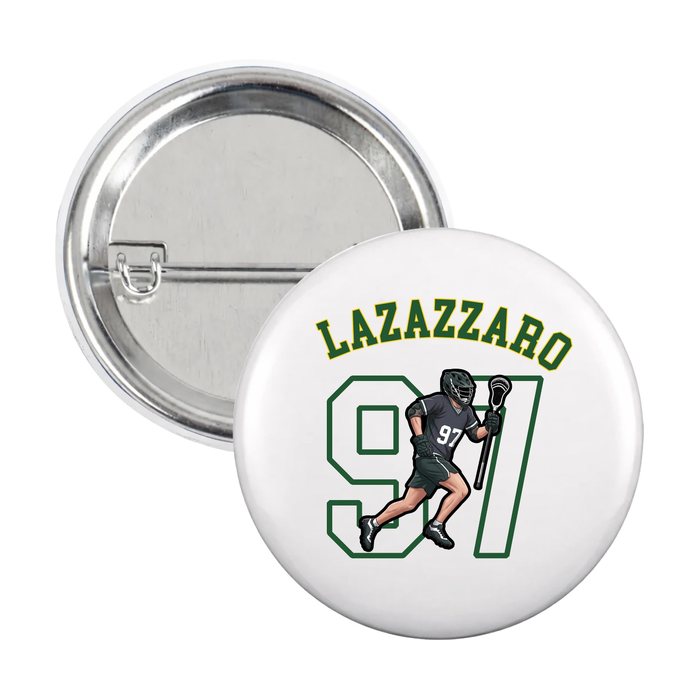 Game Day Button — Shirsey Arch in White