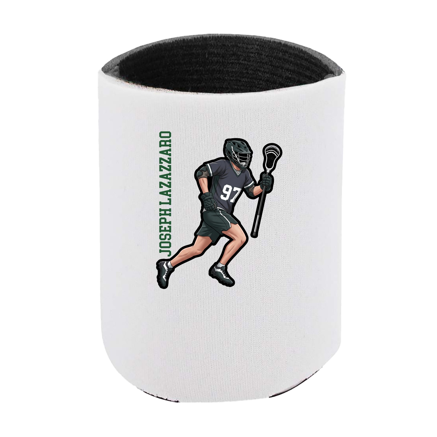 Can Holder — Name Vertical in White