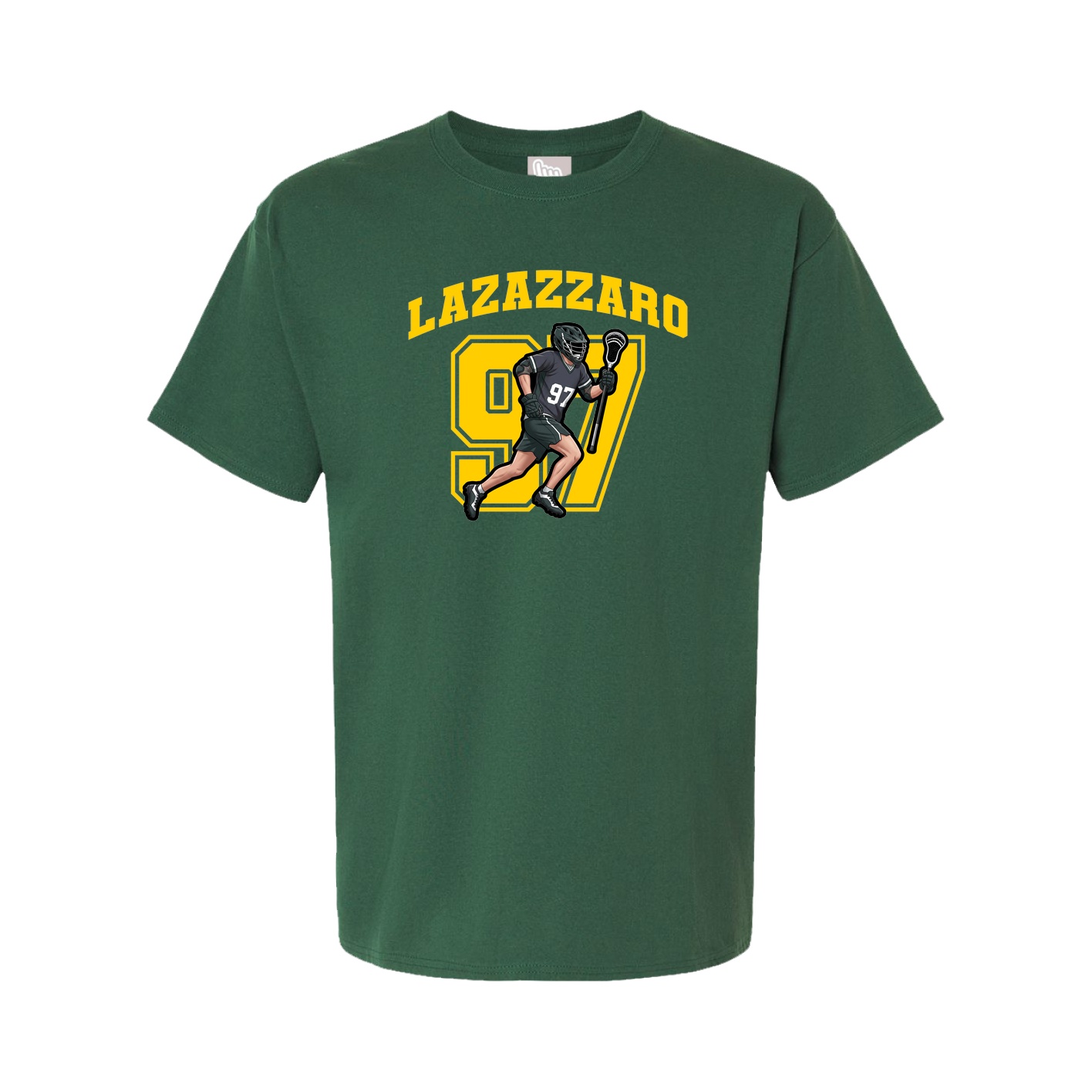 Youth Tee — Number in Green
