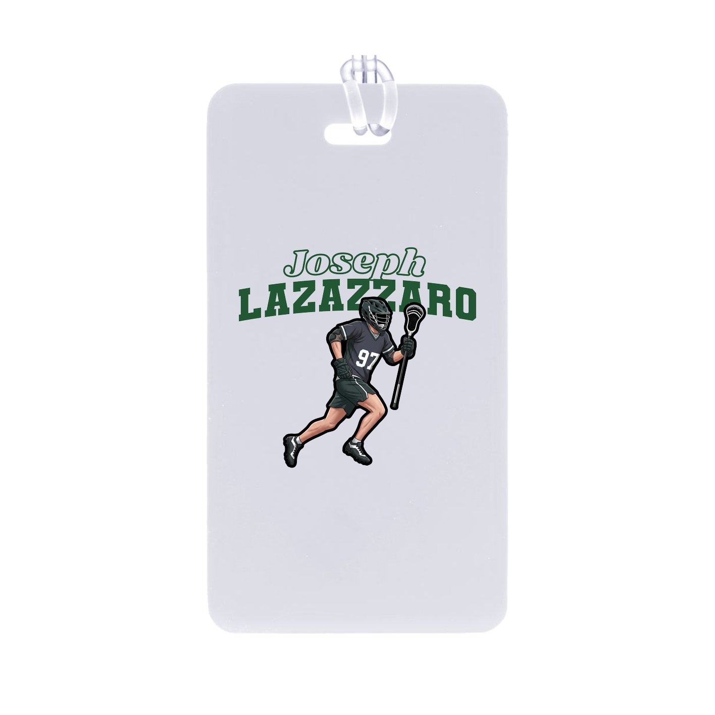 Bag Tag — Name Arch in Classic