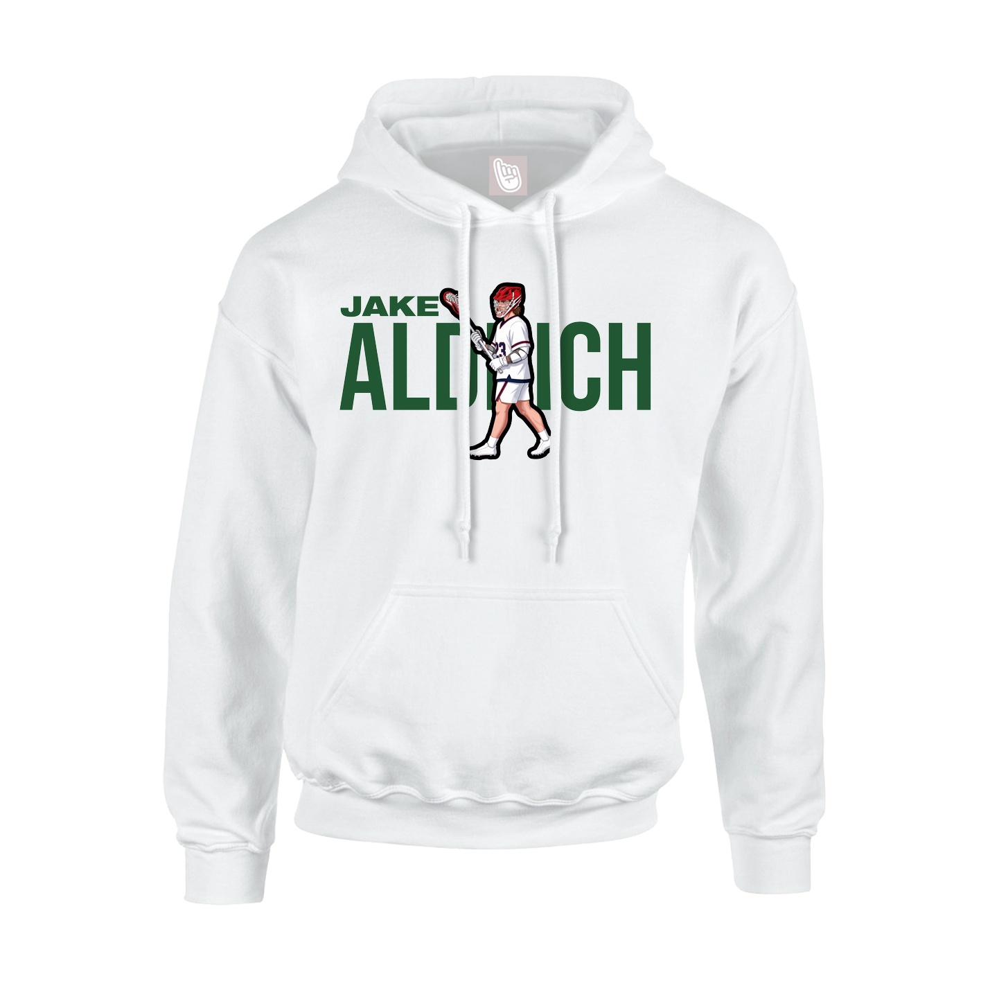 Hoodie — Player Name in White