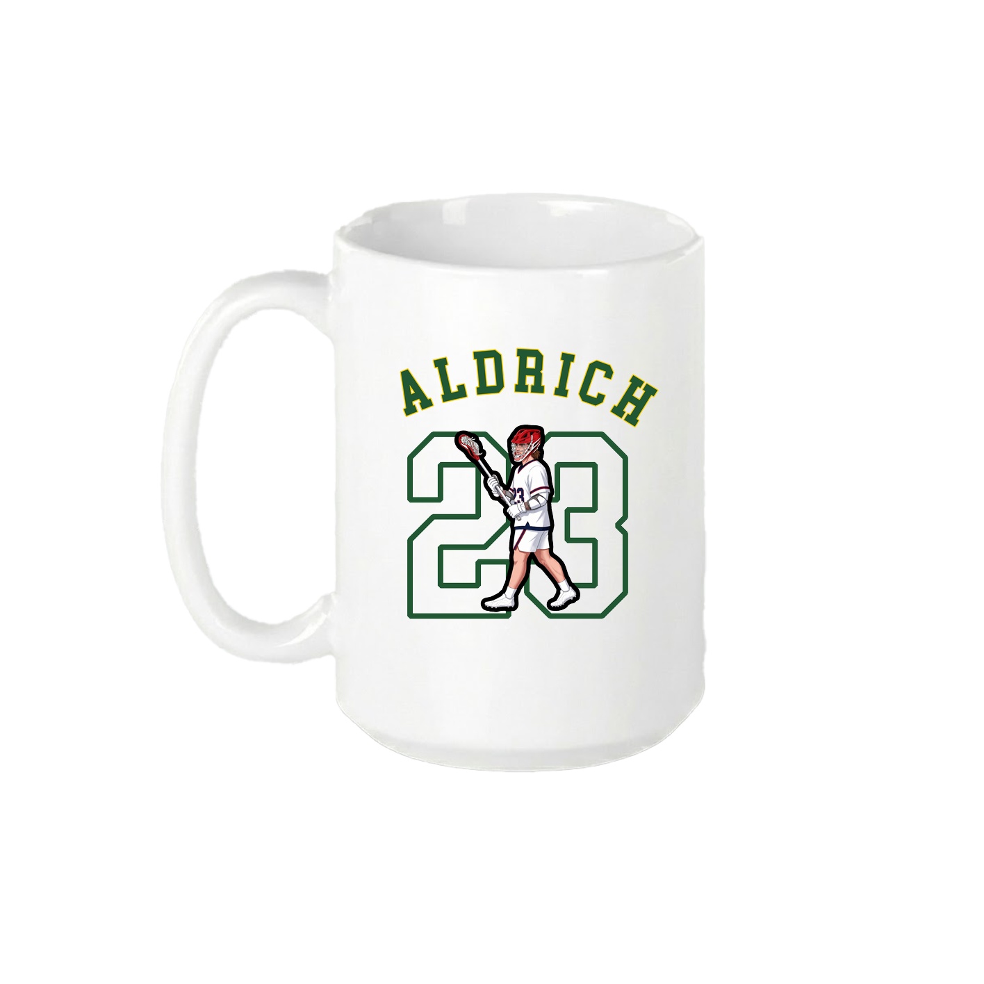 15oz Coffee Mug — Shirsey Arch in White
