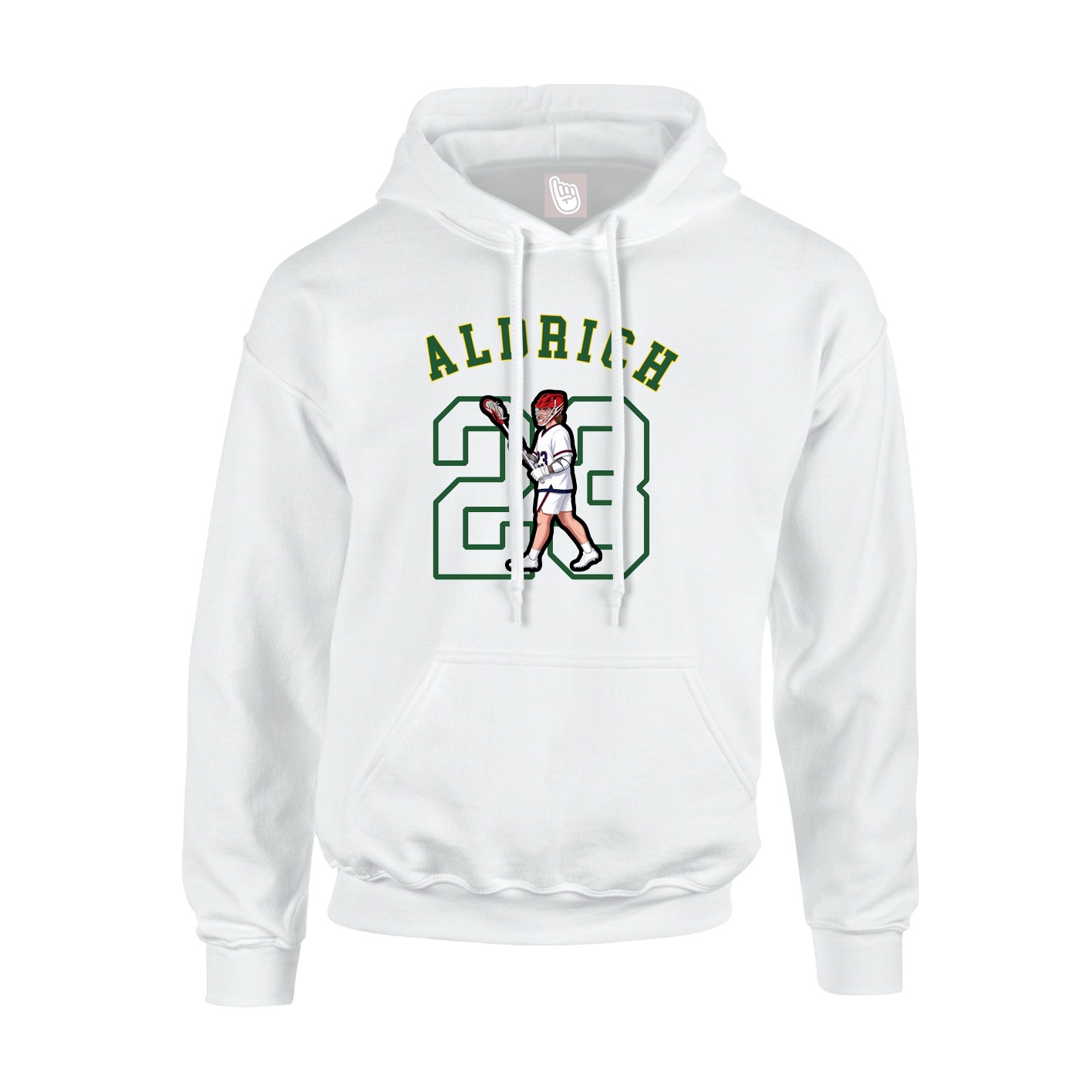 Hoodie — Shirsey Arch in White