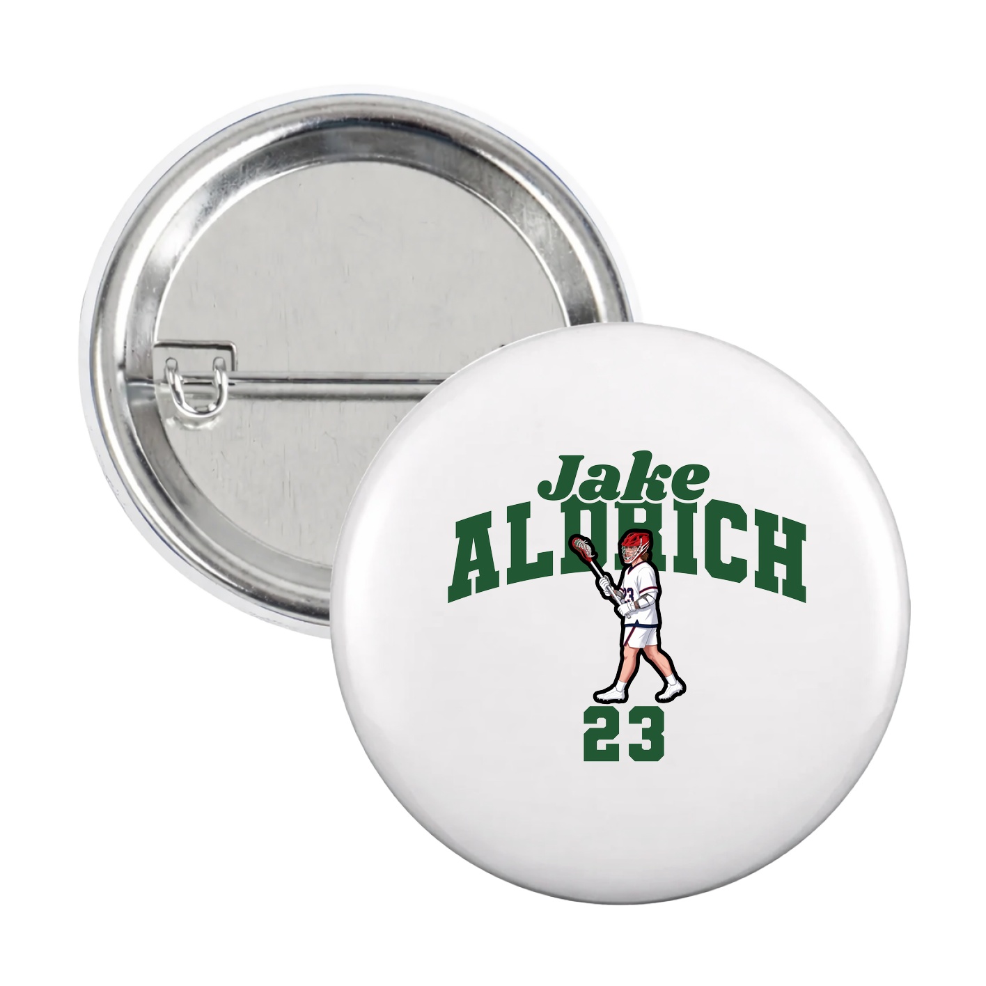 Game Day Button — Signature Arch in White