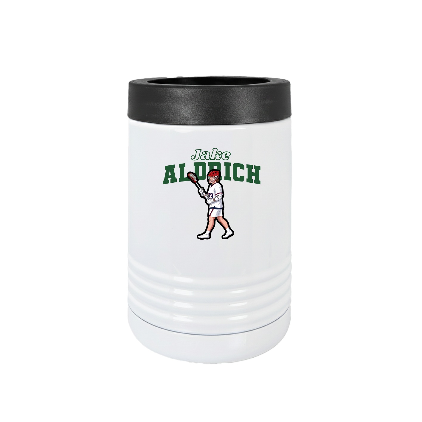 Beverage Holder — Name Arch in White