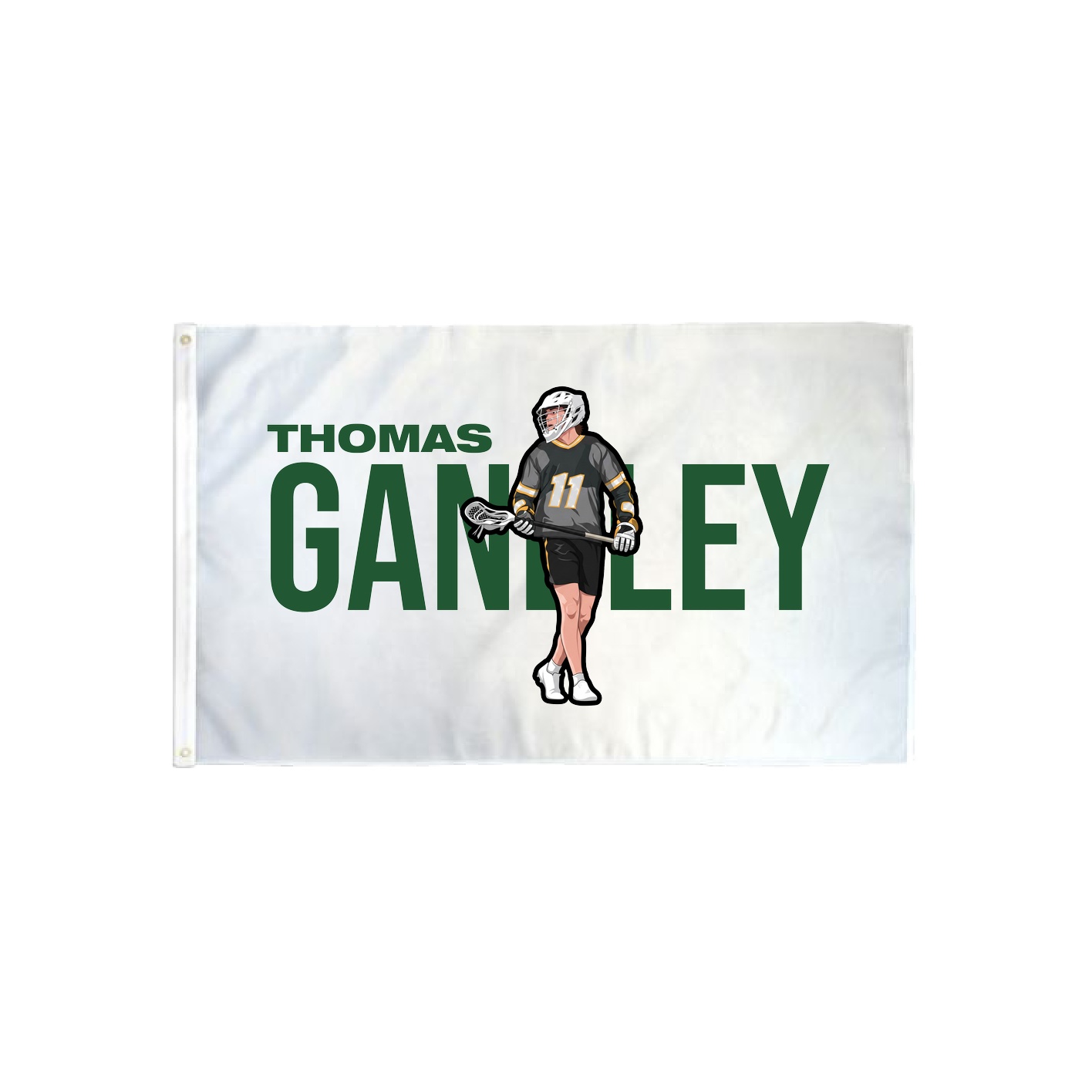 3x5 Flag — Player Name in Classic
