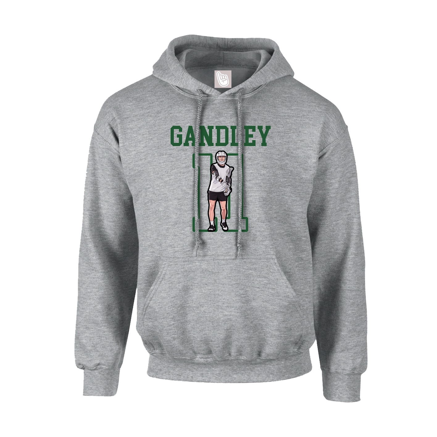 Hoodie — Shirsey in Grey