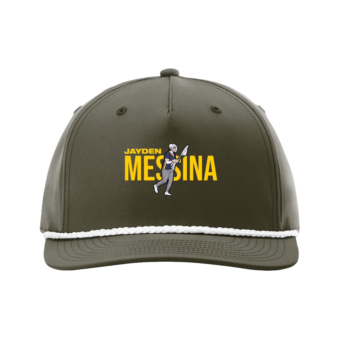 Five-Panel Classic Rope Cap — Player Name in Green