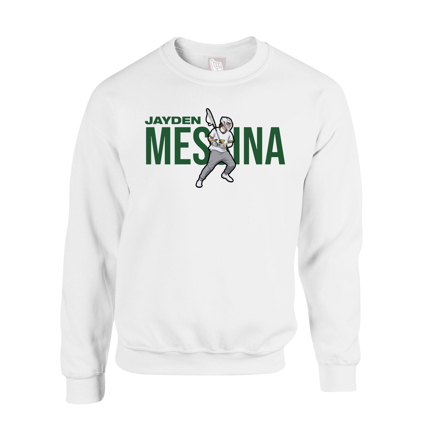 Fleece Crew — Player Name in White