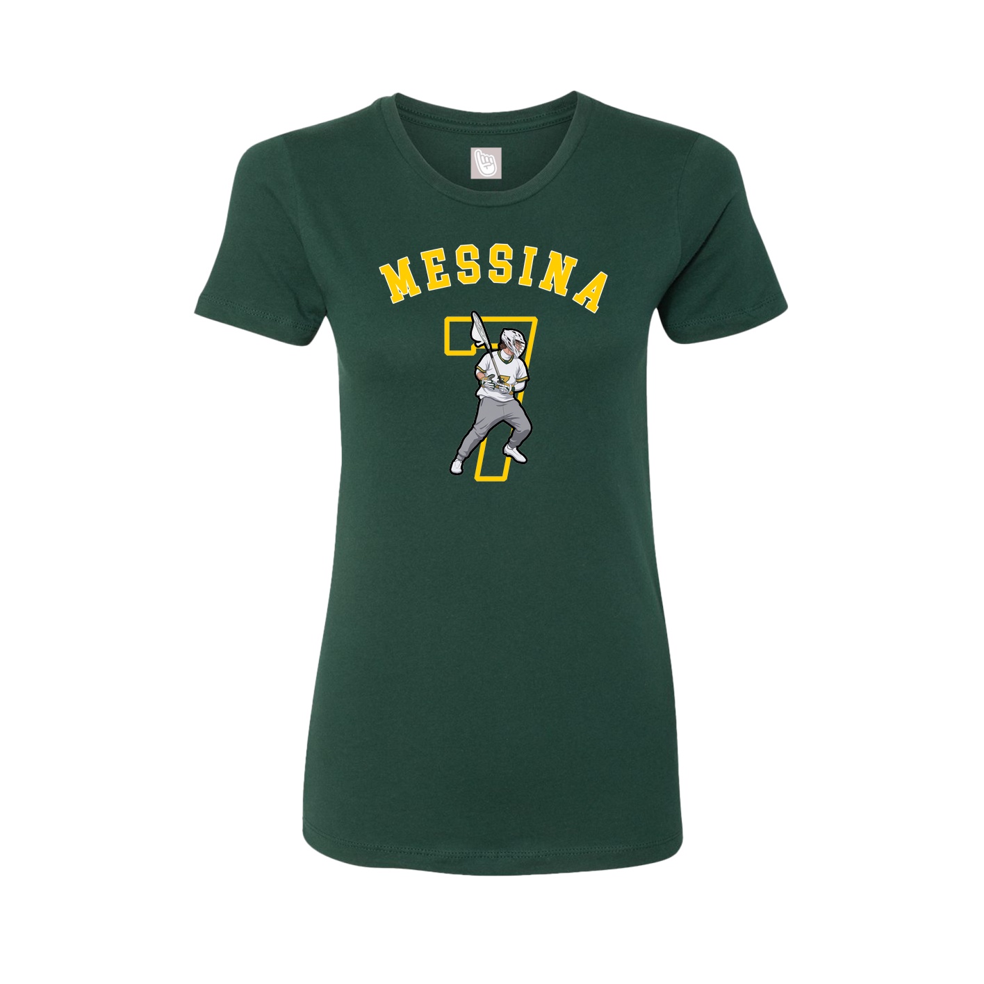 Fitted Women's Tee — Shirsey Arch in Green
