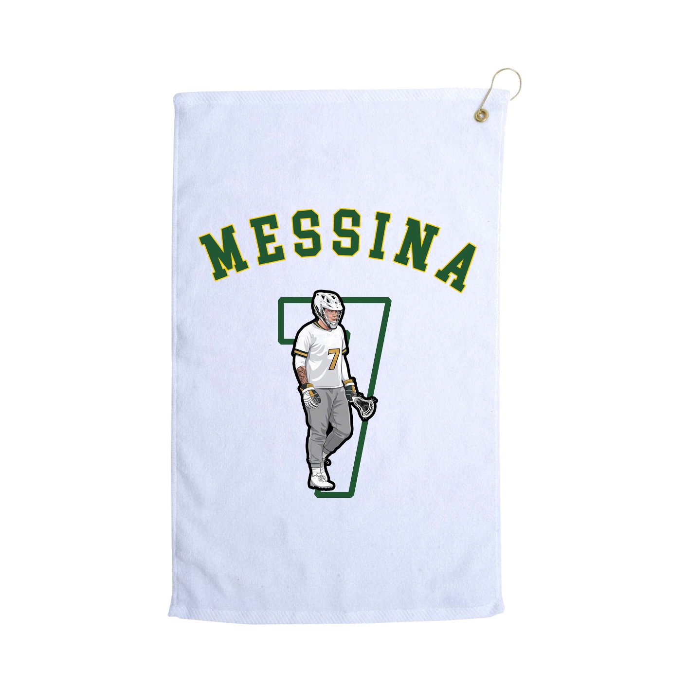 Golf Towel — Shirsey Arch in White