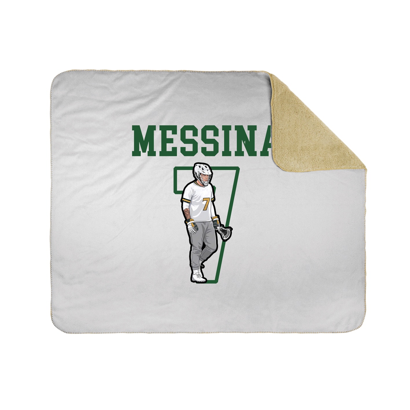 Throw Blanket — Shirsey in White