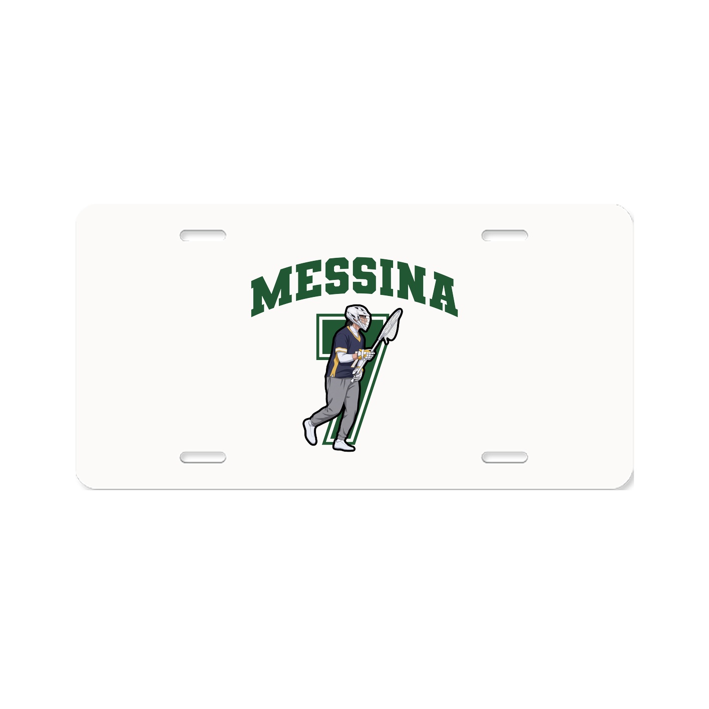 License Plate — Number in Classic