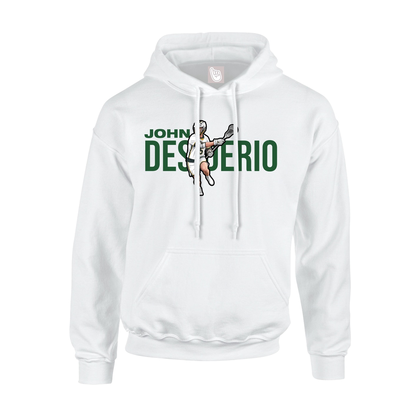 Hoodie — Player Name in White
