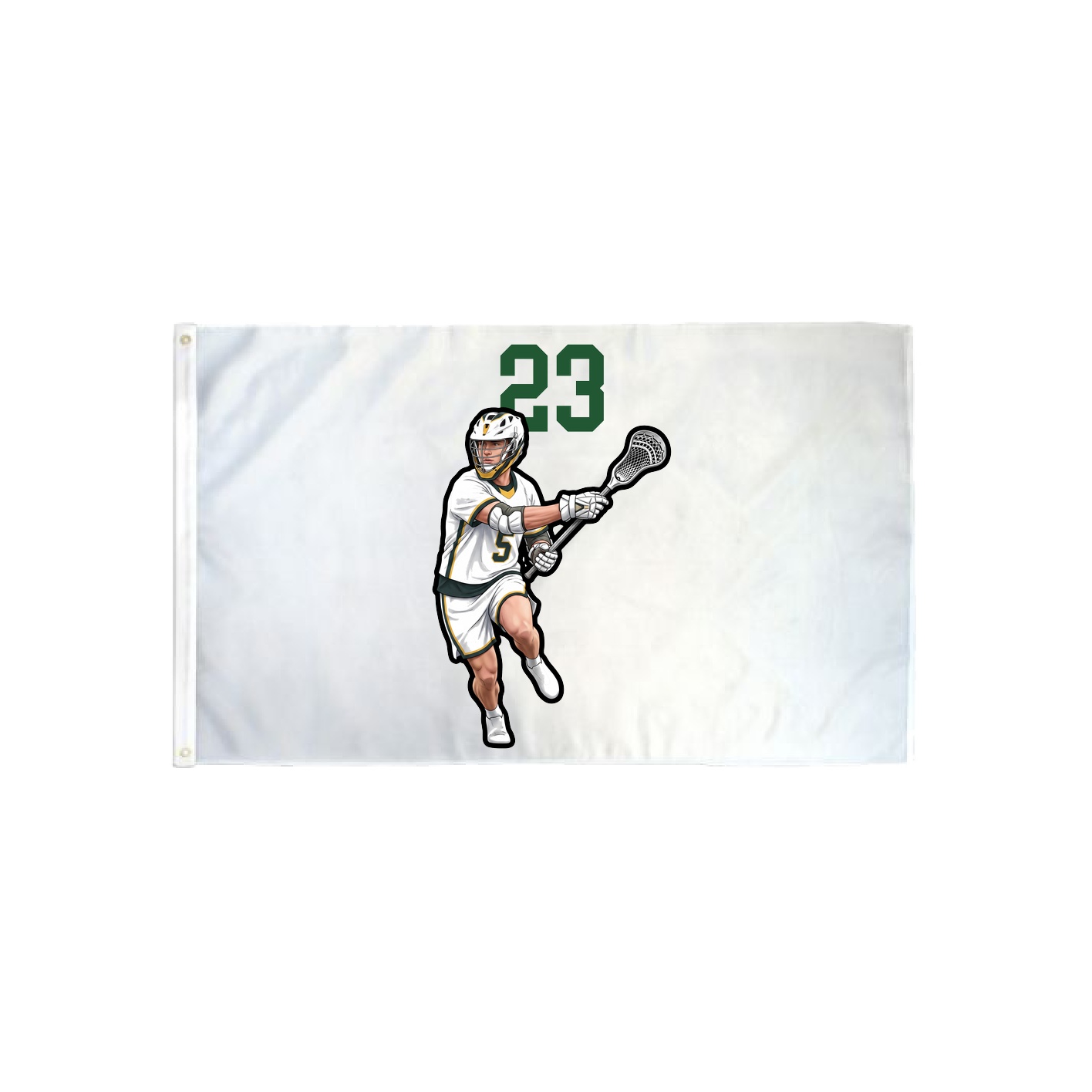 3x5 Flag — Number Top in Classic