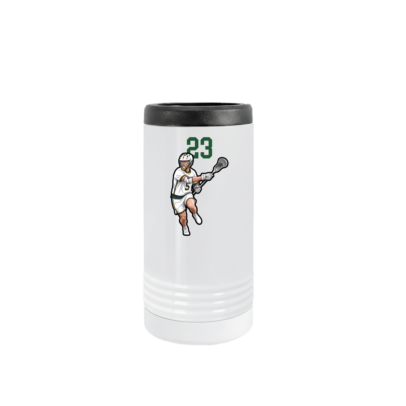 Slim Beverage Holder — Number Top in White