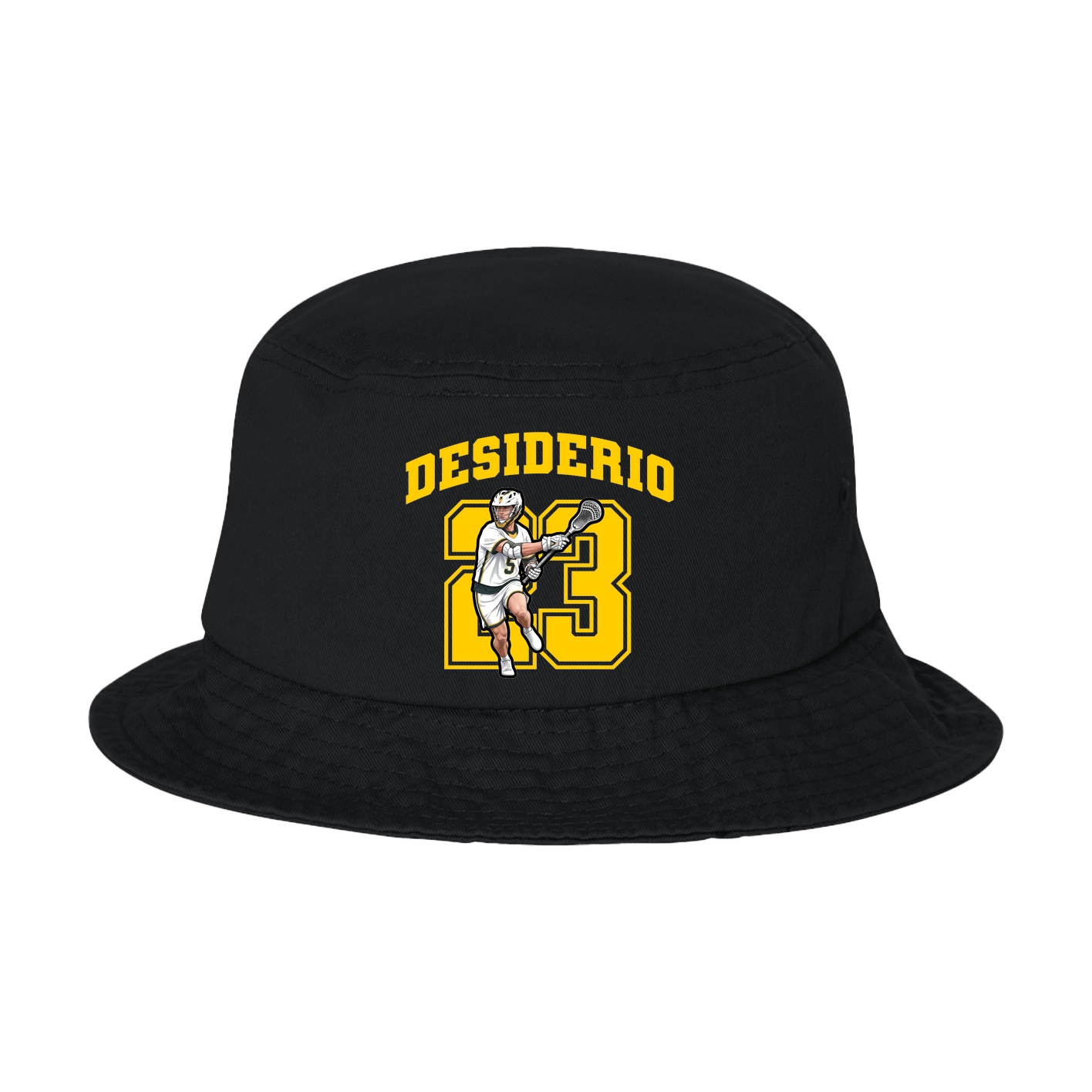 Bucket Cap — Number in Black