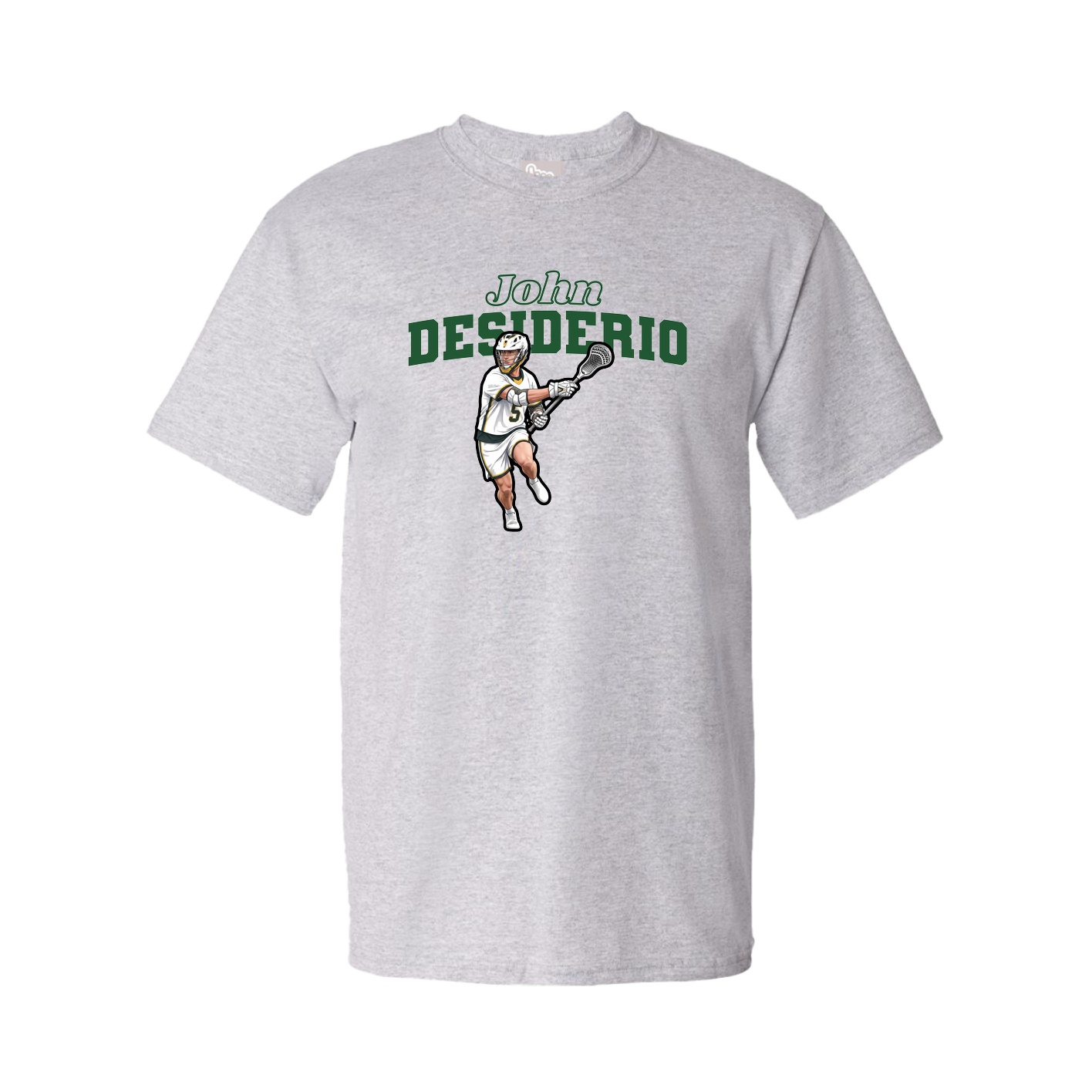 Youth Tee — Name Arch in Grey