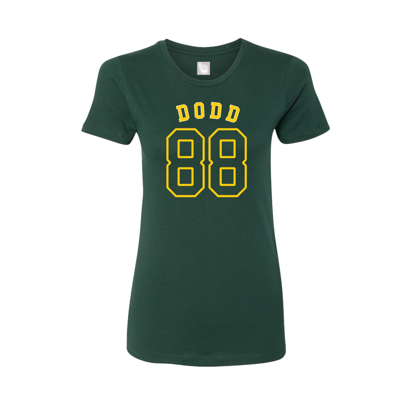 Fitted Women's Tee — Shirsey Arch in Green