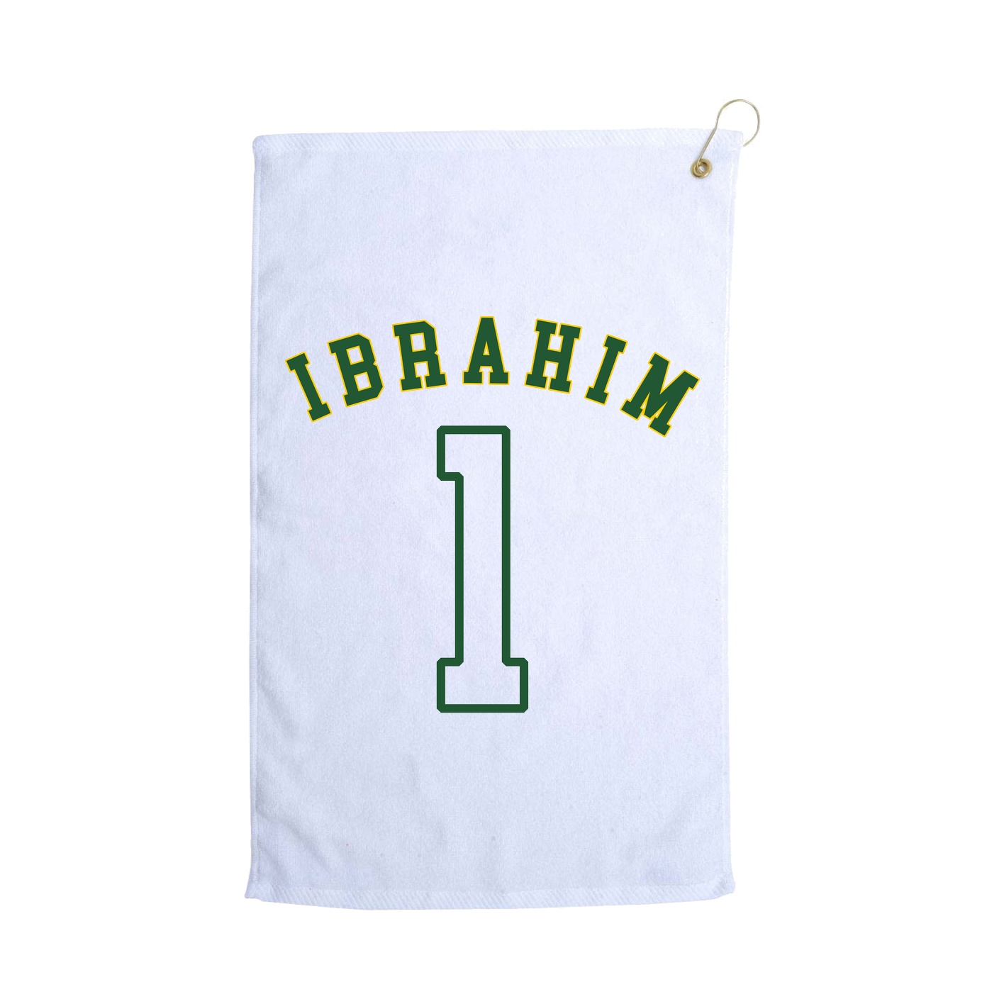 Golf Towel — Shirsey Arch in White