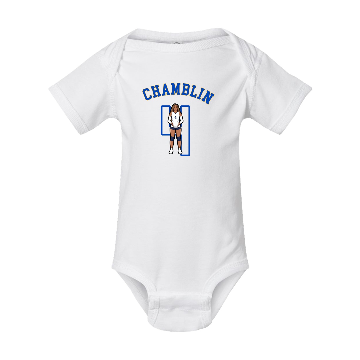 Baby Onesie — Shirsey Arch in White
