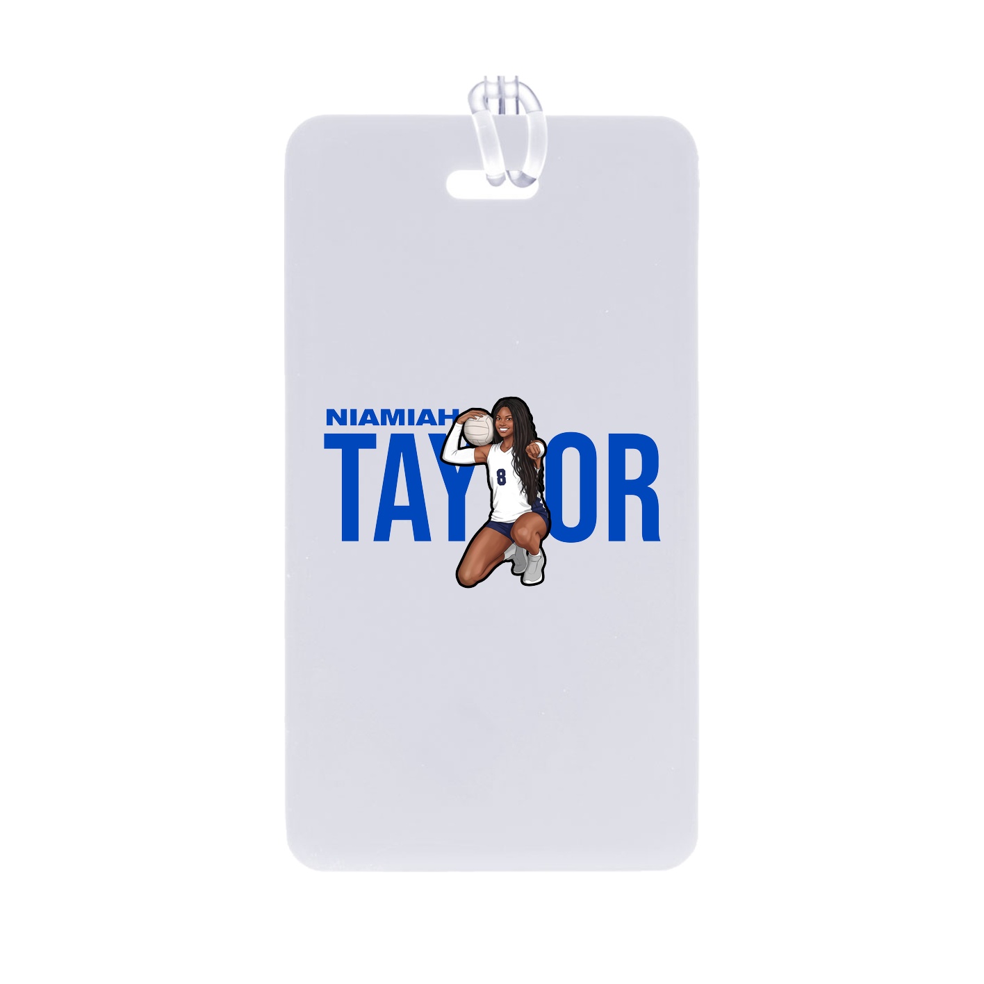 Bag Tag — Player Name in Classic
