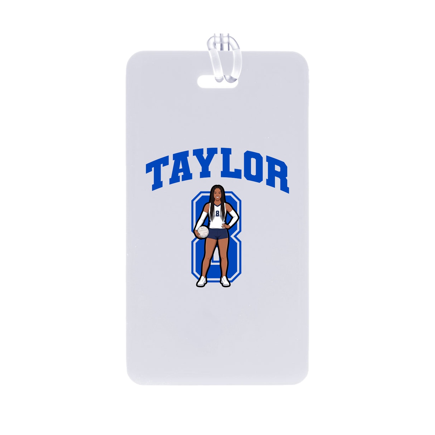 Bag Tag — Number in Classic