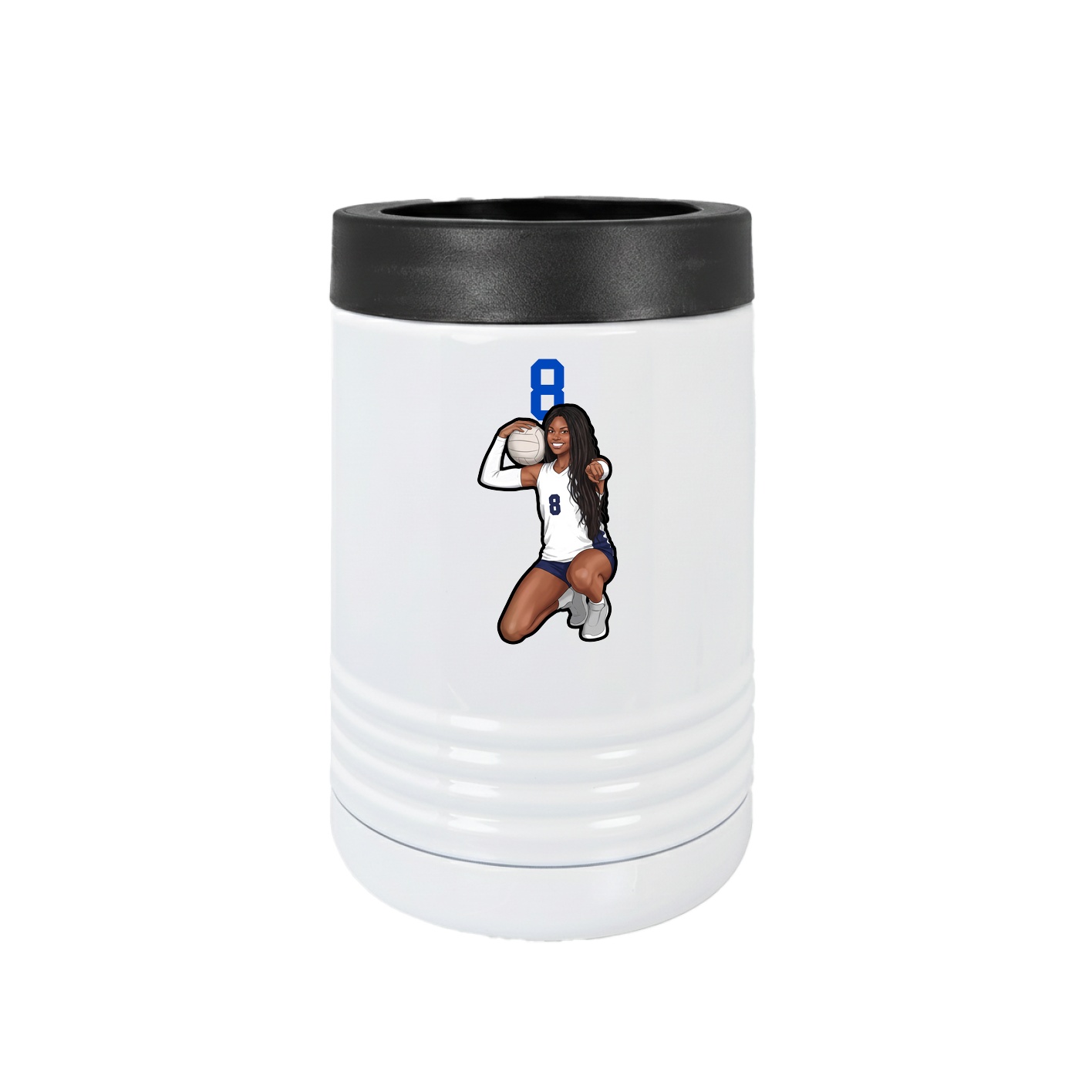 Beverage Holder — Number Top in White