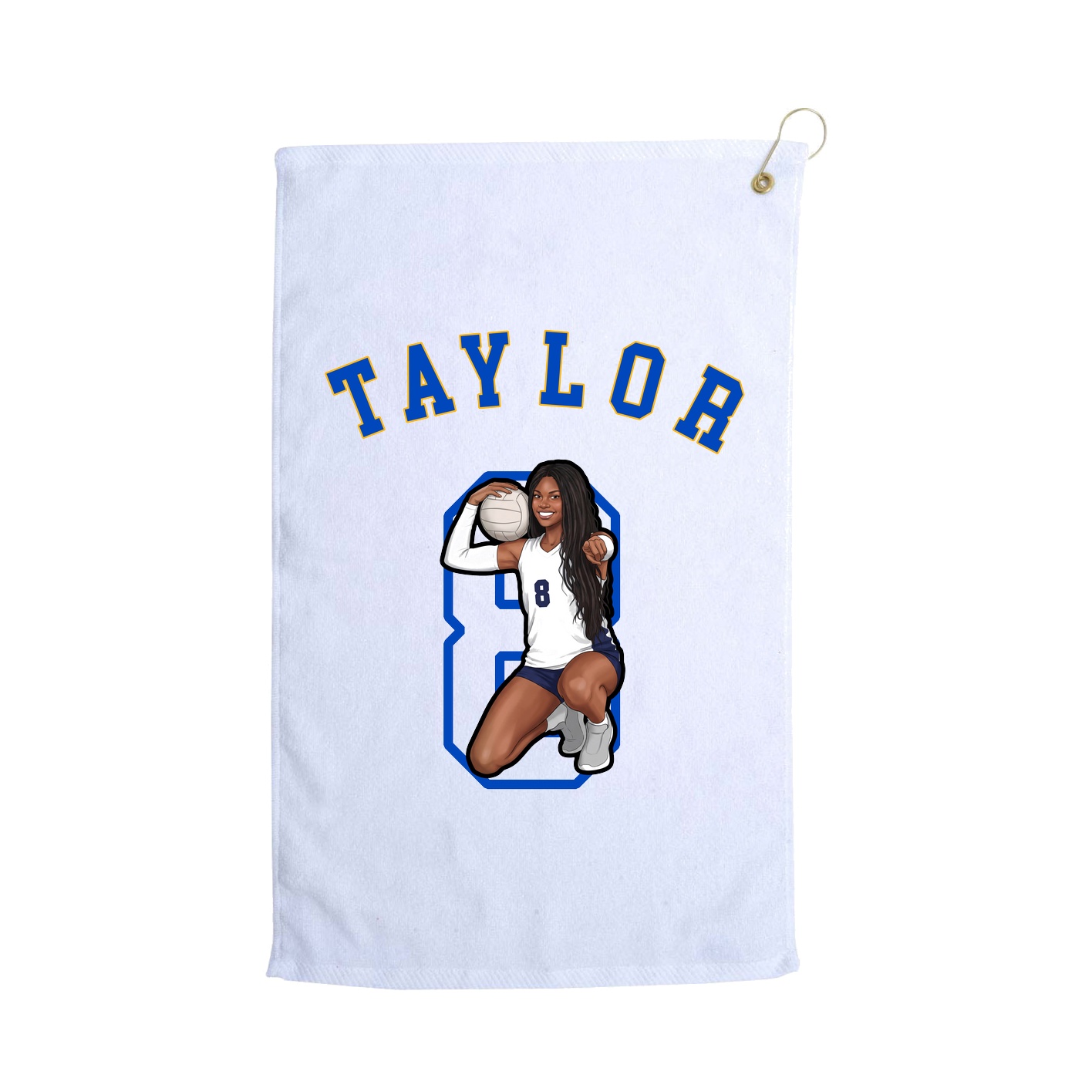 Golf Towel — Shirsey Arch in White