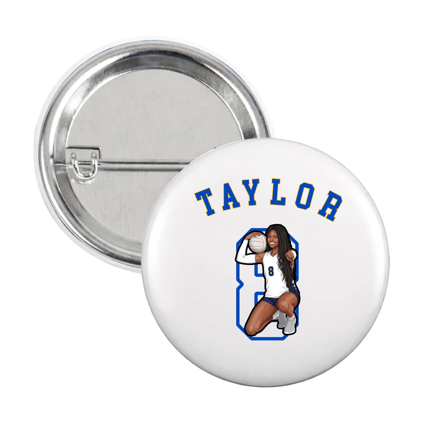 Game Day Button — Shirsey Arch in White