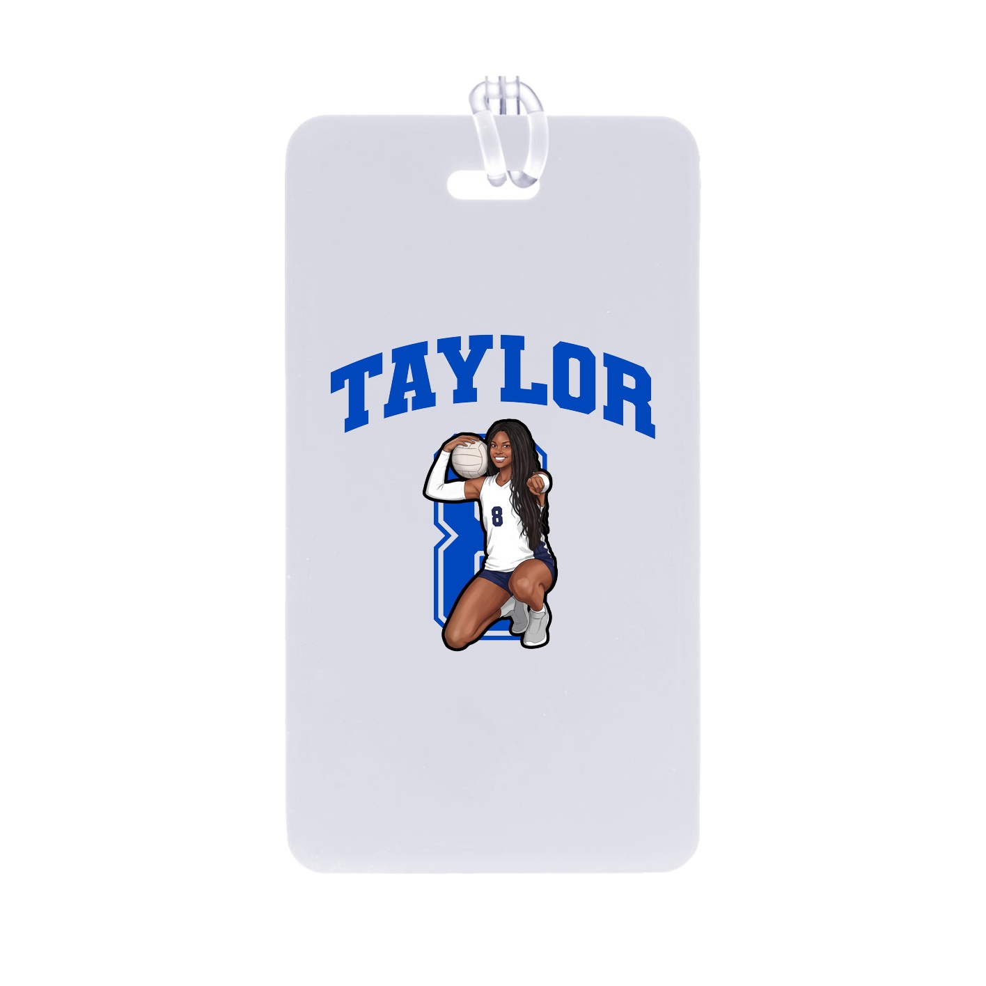 Bag Tag — Number in Classic