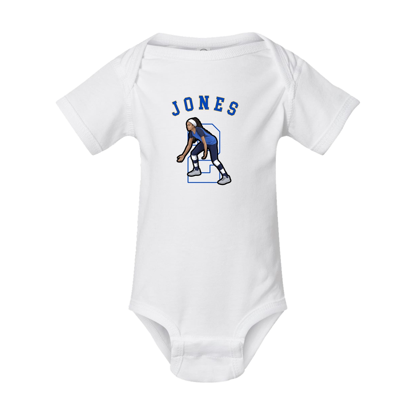 Baby Onesie — Shirsey Arch in White