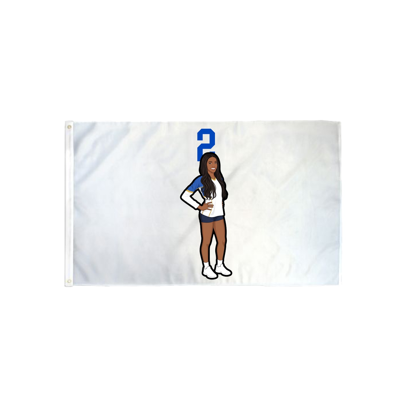 3x5 Flag — Number Top in Classic