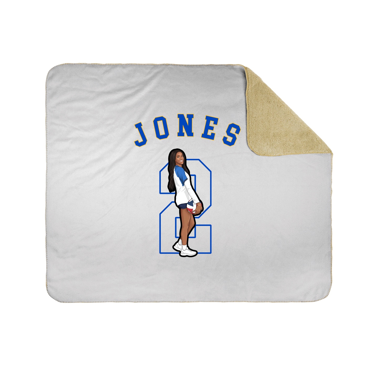 Throw Blanket — Shirsey Arch in White