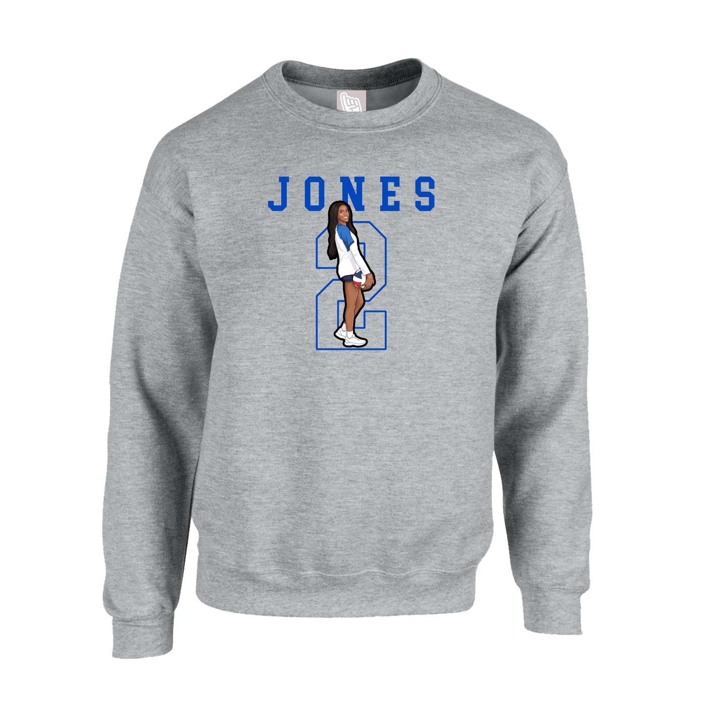 Fleece Crew — Shirsey in Grey