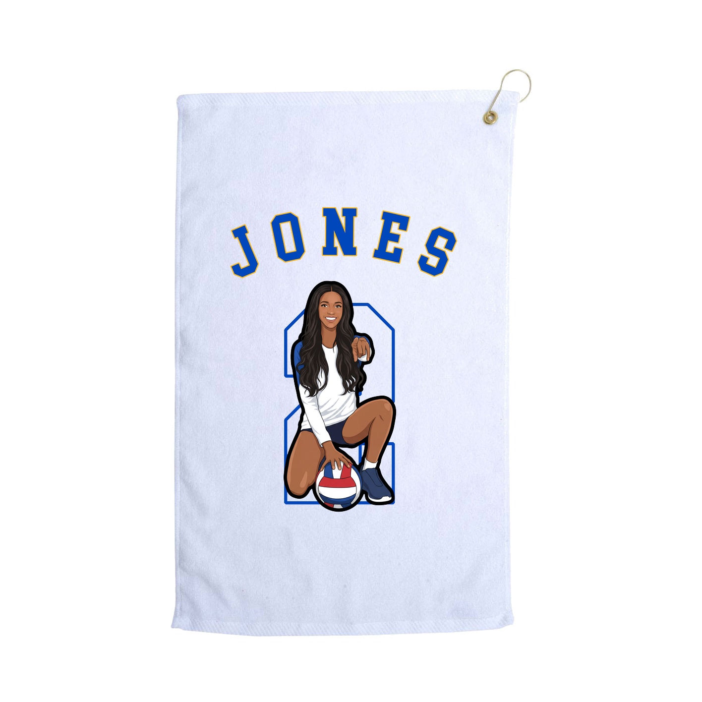 Golf Towel — Shirsey Arch in White