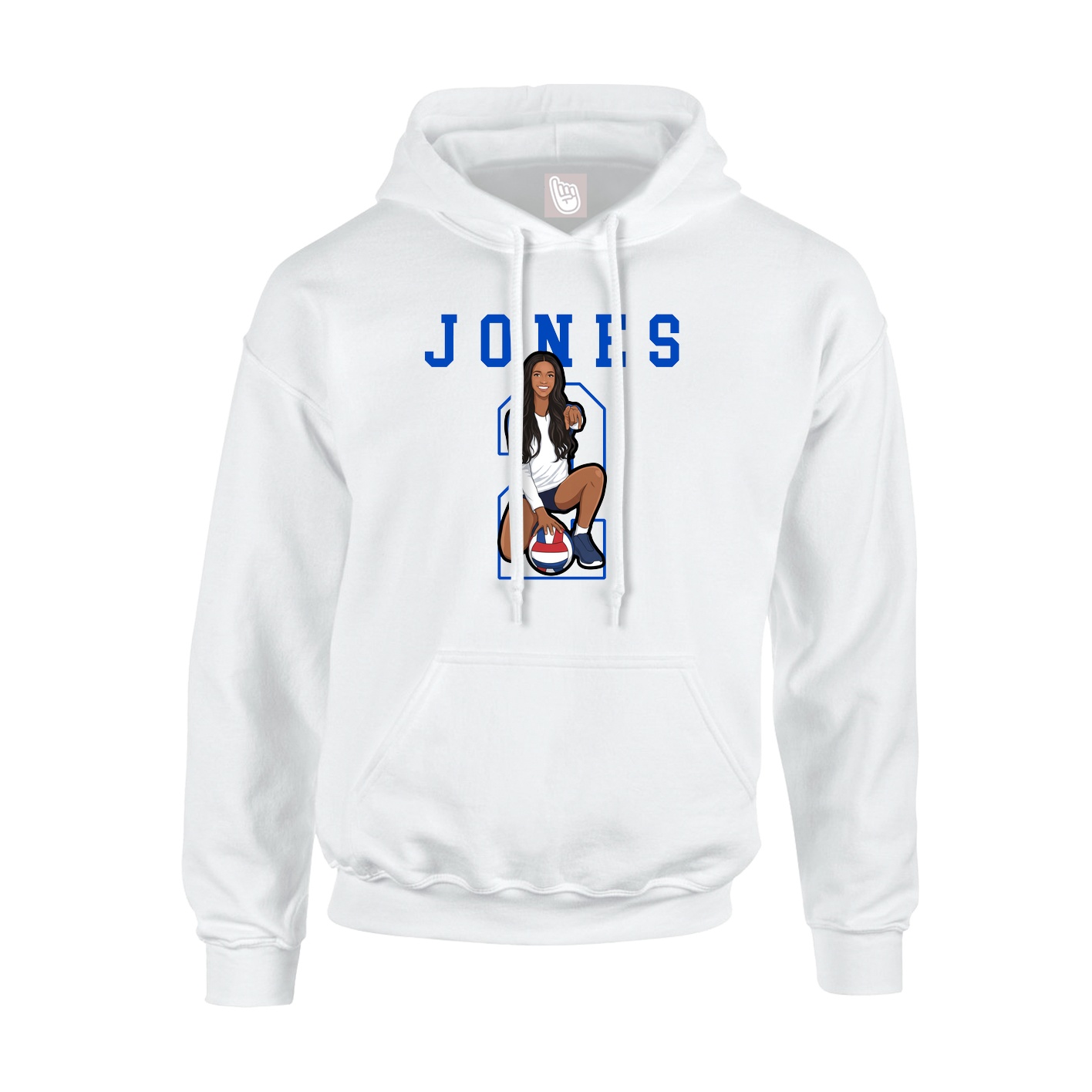 Hoodie — Shirsey in White