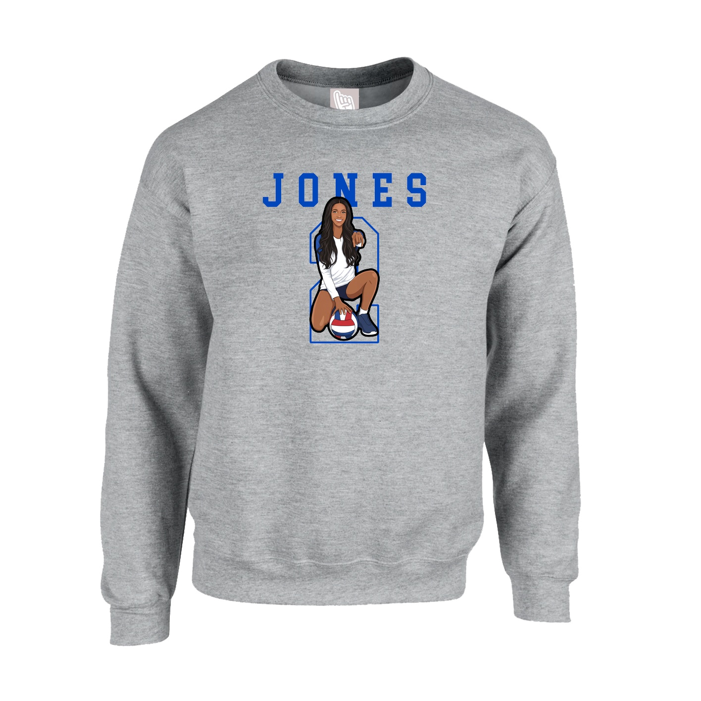 Fleece Crew — Shirsey in Grey