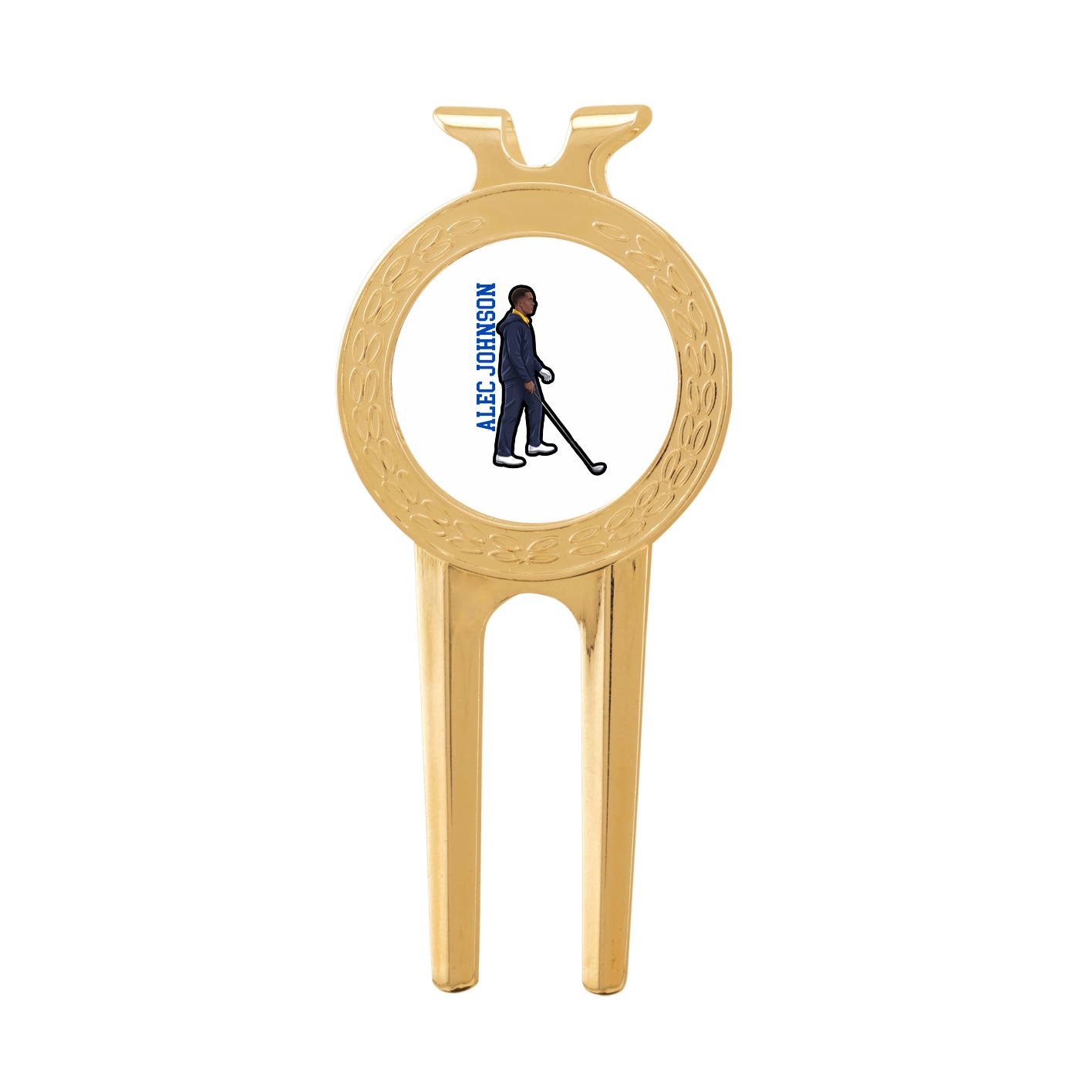 Divot Tool with Ball Marker — Name Vertical in Classic