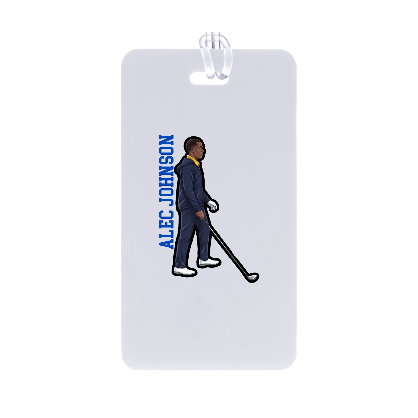 Bag Tag — Name Vertical in Classic